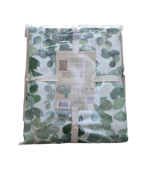 BRANDANI TOVAGLIA EUCALIPTO FLORA VERDE 140X180 CM