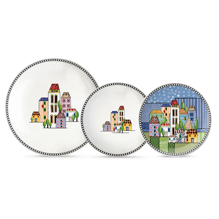 EGAN SERVIZIO PIATTI 18 PZ PAESE MIO