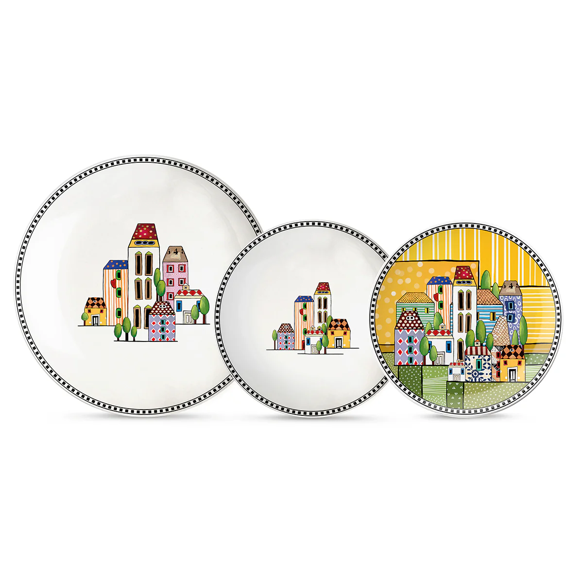 EGAN SERVIZIO PIATTI 18 PZ PAESE MIO