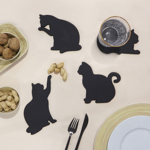 BALVI Sottobicchieri Cat x4 GATTO