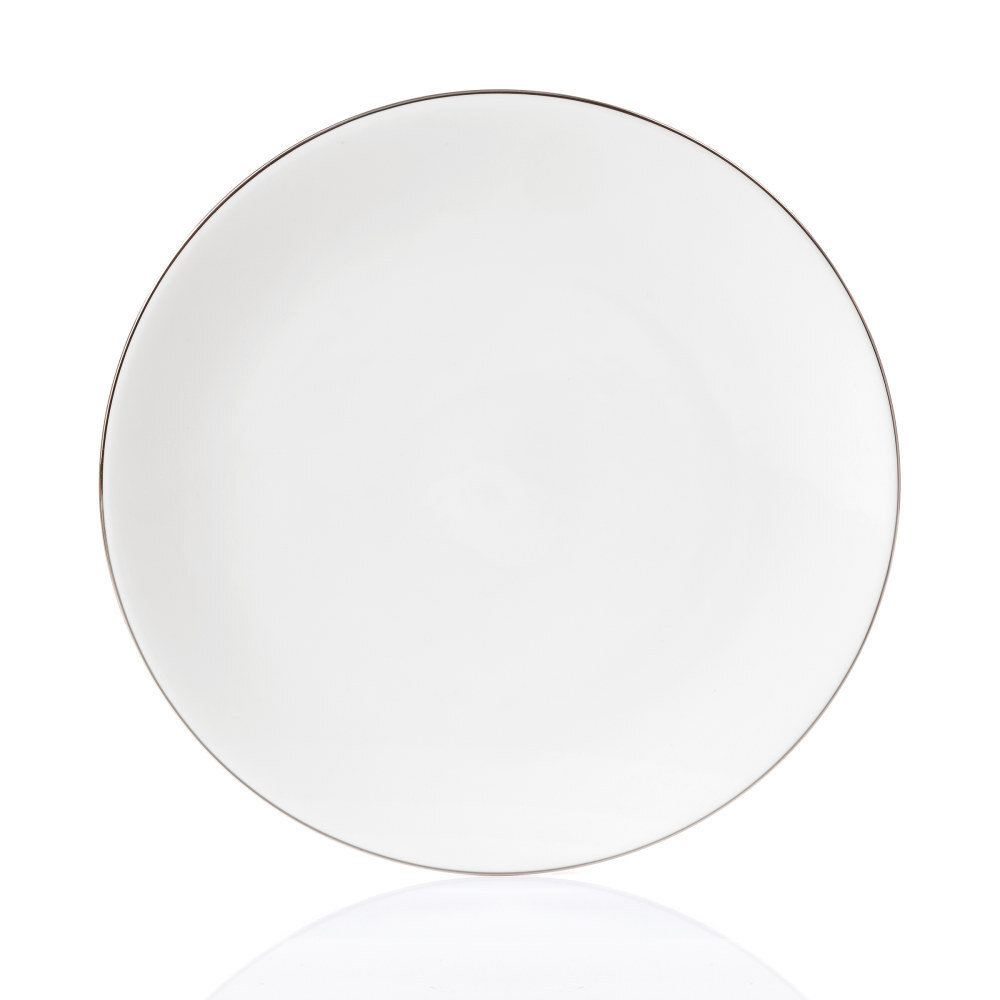 WEISSESTAL Servizio Piatti Tavola 18pz DOMUS PLATIN BIANCO