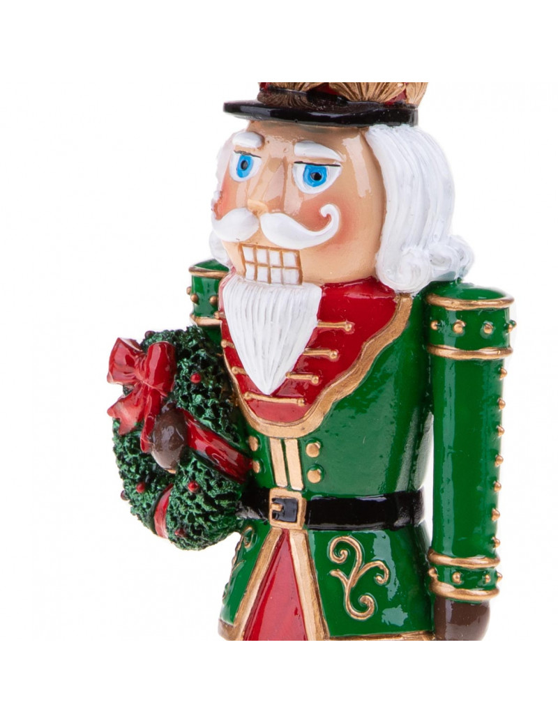 BRANDANI CARILLON LO SCHIACCIANOCI VERDE IN RESINA CON MUSICA E MOVIMENTO BRANDANI CARILLON LO SCHIACCIANOCI VERDE IN RESINA CON MUSICA E MOVIMENTO