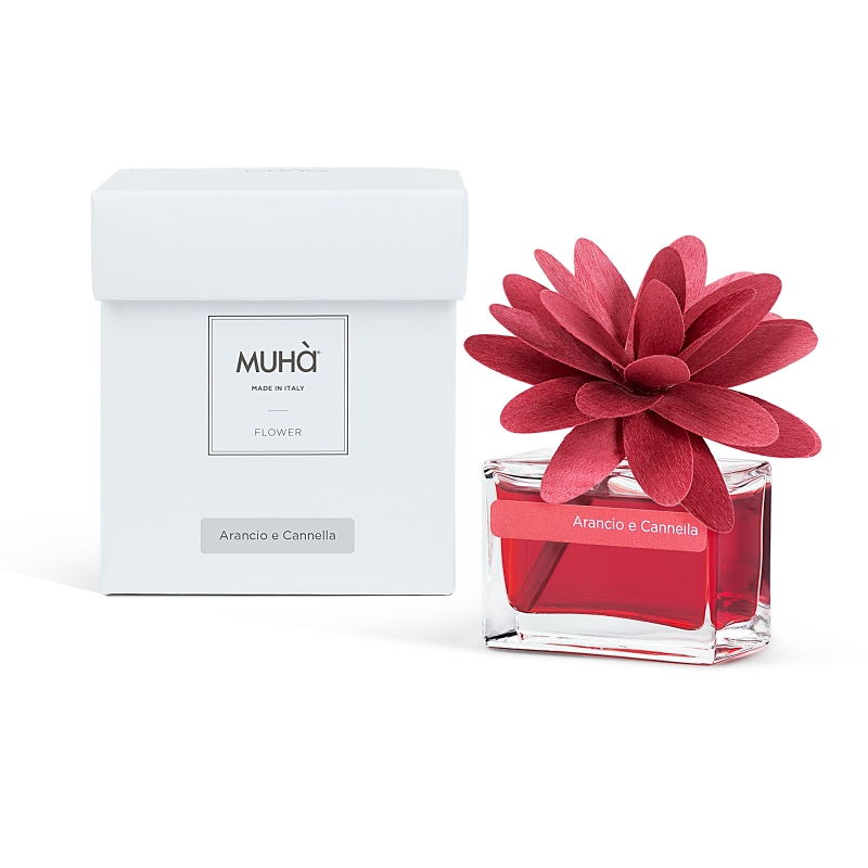 Muhà PROFUMATORE D’AMBIENTE FLOWER DIFFUSER ARANCIO E CANNELLA 30 ML