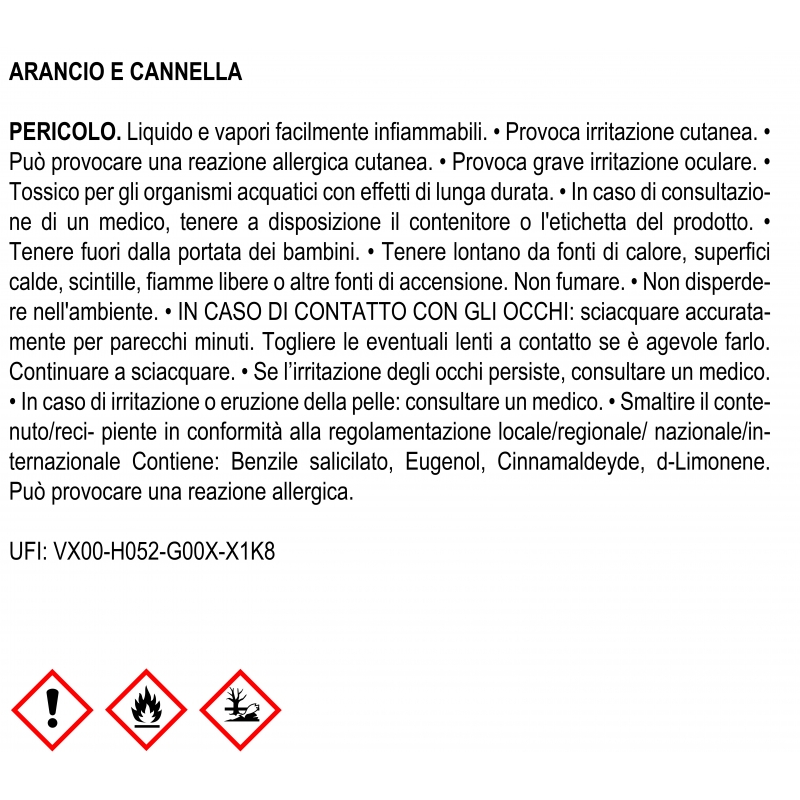 Muhà PROFUMATORE D’AMBIENTE FLOWER DIFFUSER ARANCIO E CANNELLA 30 ML