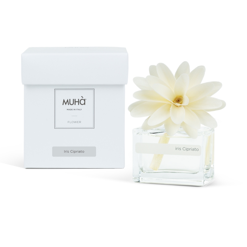 Muhà PROFUMATORE D’AMBIENTE FLOWER DIFFUSER IRIS CIPRIATO 30 ML  H305 Muhà PROFUMATORE D’AMBIENTE FLOWER DIFFUSER IRIS CIPRIATO 30 ML  H305