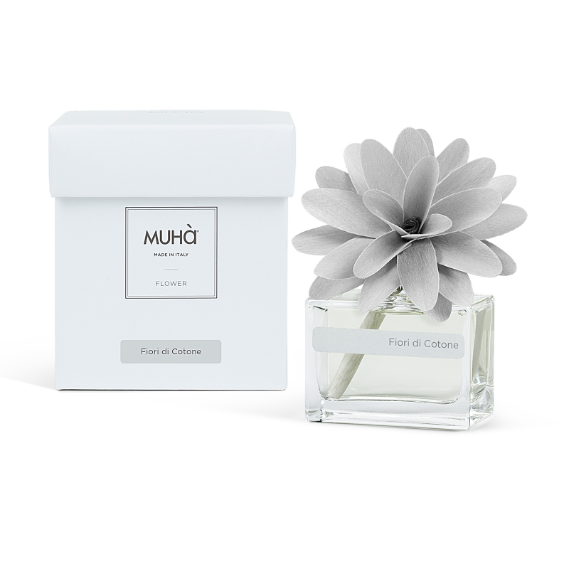 Muhà PROFUMATORE D’AMBIENTE FLOWER DIFFUSER FIORI DI COTONE 30 ML H309 Muhà PROFUMATORE D’AMBIENTE FLOWER DIFFUSER FIORI DI COTONE 30 ML H309