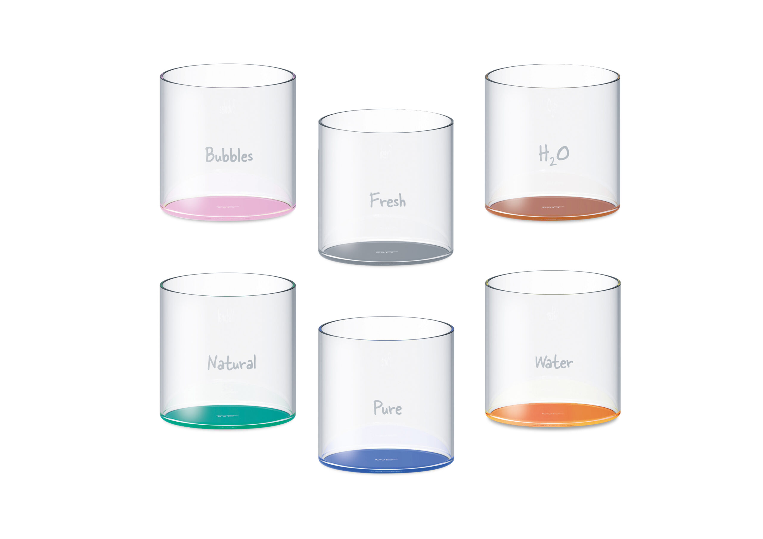 Misure 250 ml Ø 8 x h 8 cm. Capacità Bicchiere SHELL Bicchiere in vetro borosilicato con conchiglia in vetro colorato all’interno 