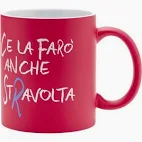 40 PIU&rsquo; FORTY MUG TAZZA CON MANICO FUXIA  MAT STRAVOLTA