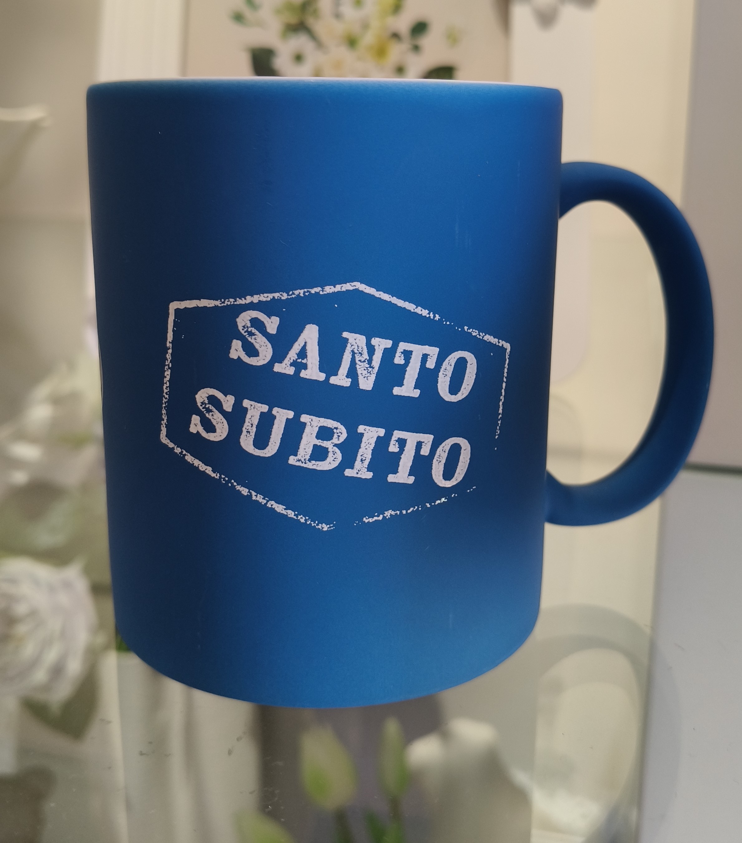 40 PIU’ FORTY MUG TAZZA CON MANICO MAT CERAMICA SANTO S...... 40 PIU’ FORTY MUG TAZZA CON MANICO MAT CERAMICA SANTO S......