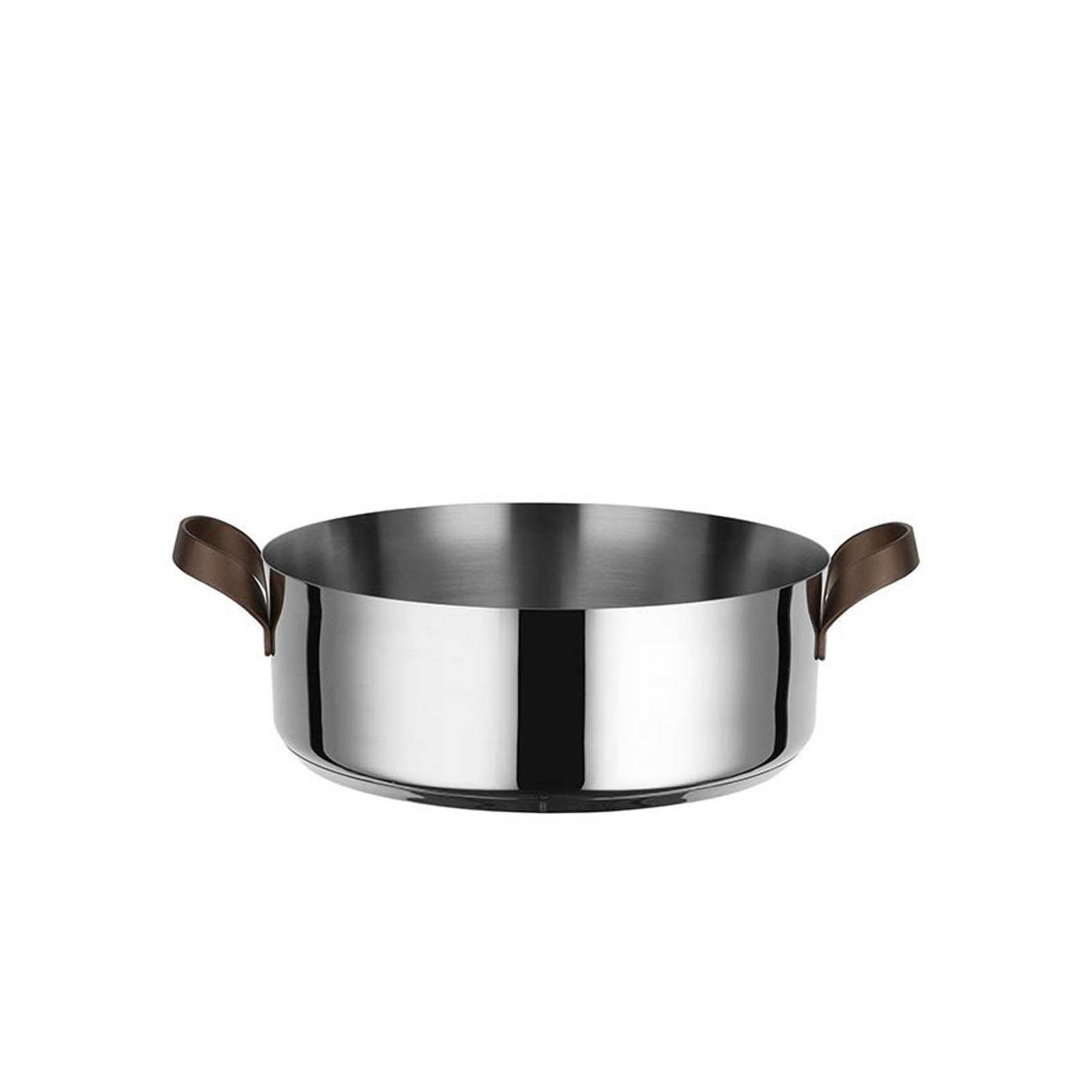 Alessi Casseruola Edo bassa a due manici Larghezza 24 cm