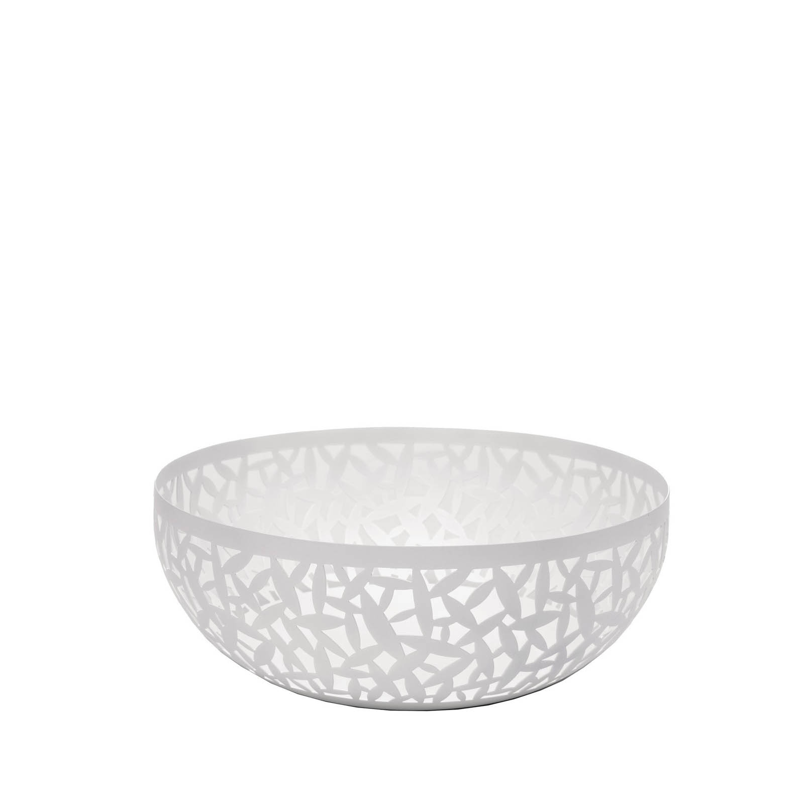 ALESSI Fruttiera Decorata Cactus cm 21 BIANCO