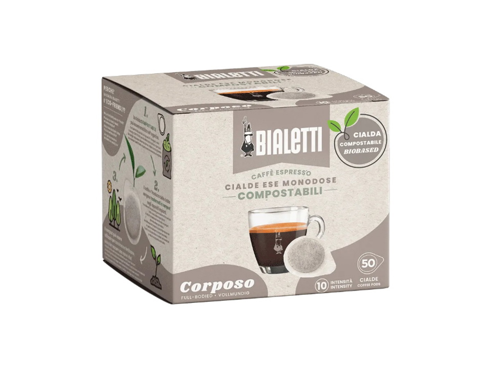 BIALETTI BOX CIALDE 50 PZ Espresso Monodose Corposo