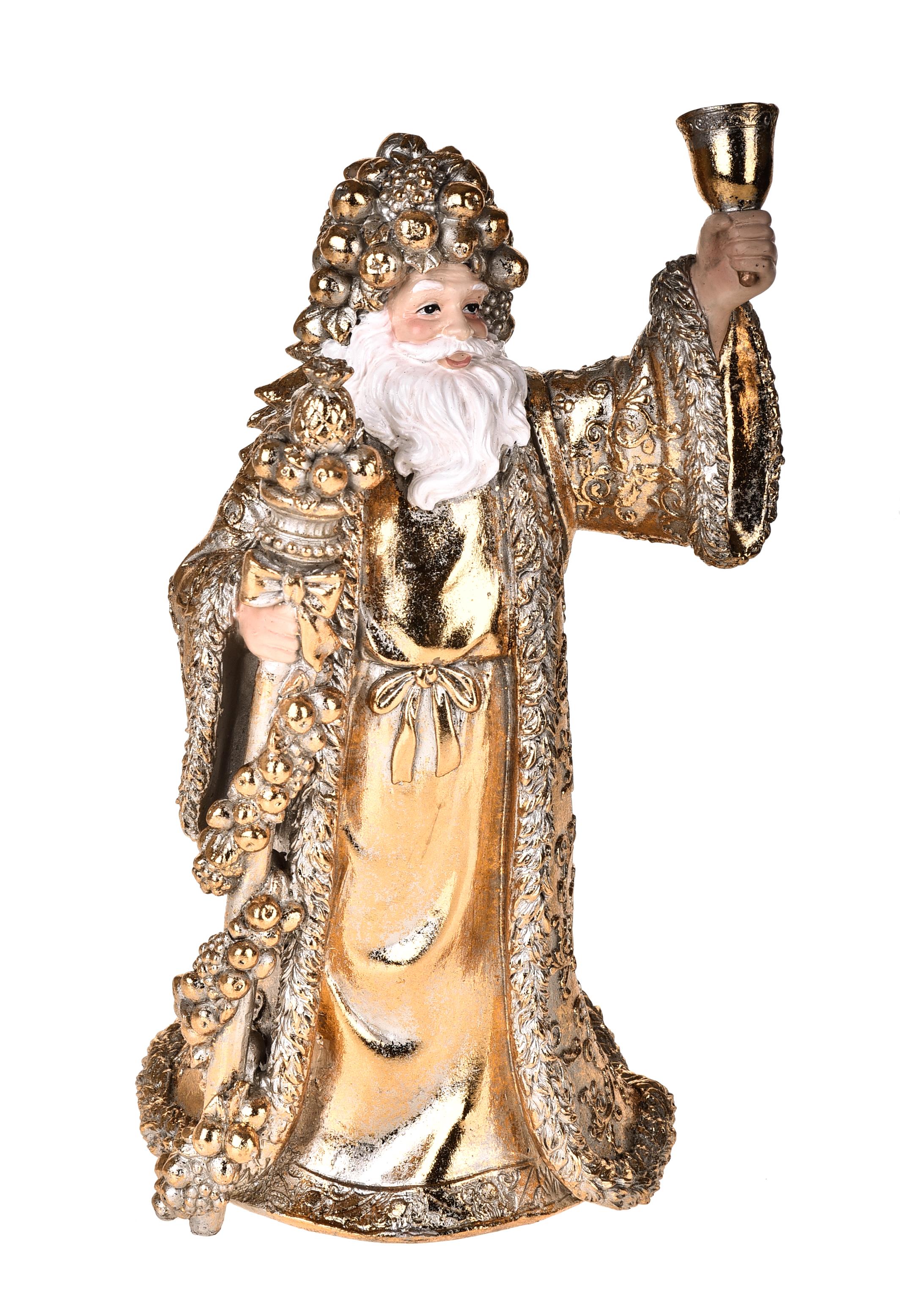 Bianchi Dino Decorazione Natalizia Statuina babbo natale h 31 cm