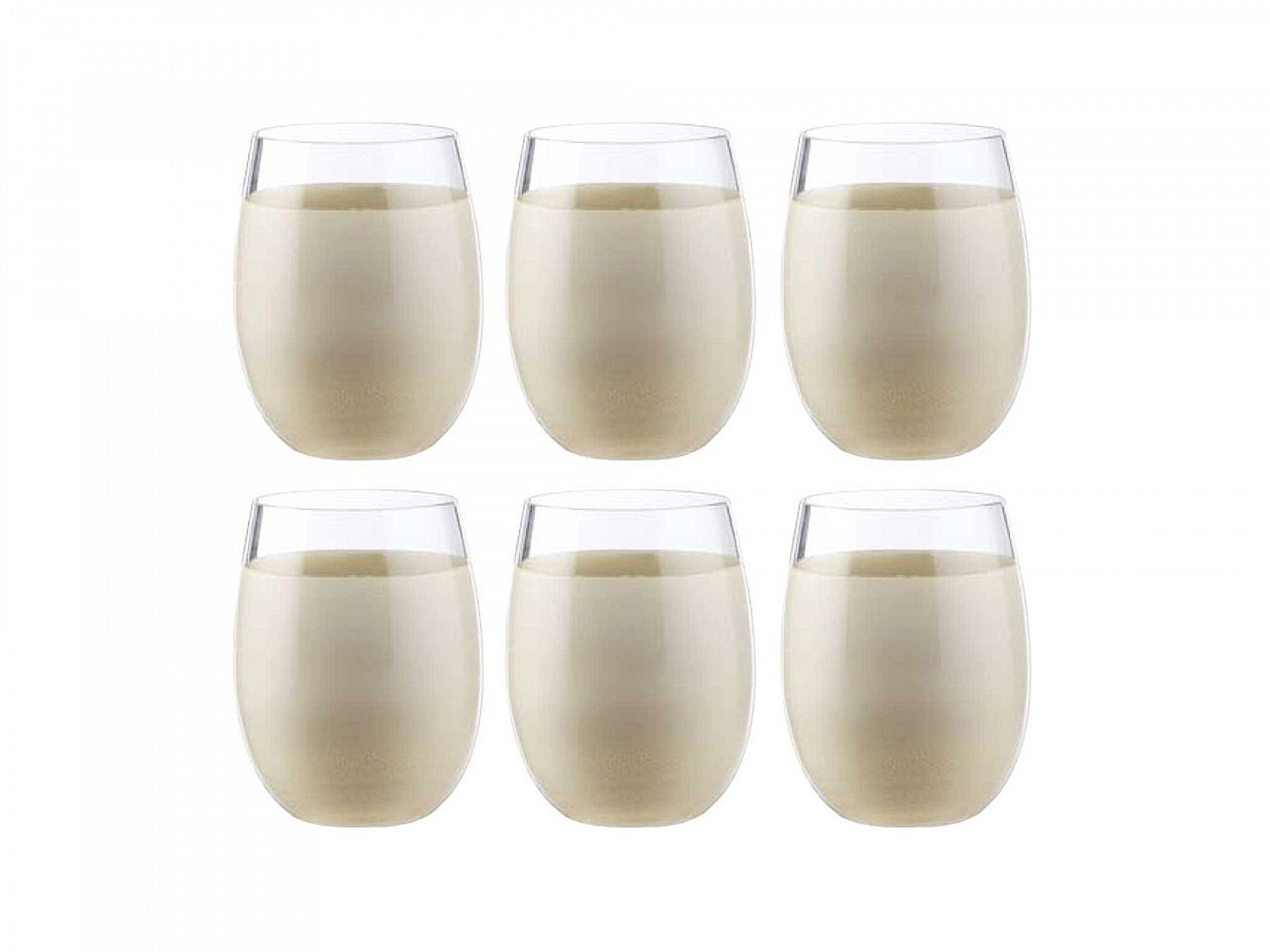 Bicchieri Vino Onlylux Galassia Sabbia Set 6 Pezzi