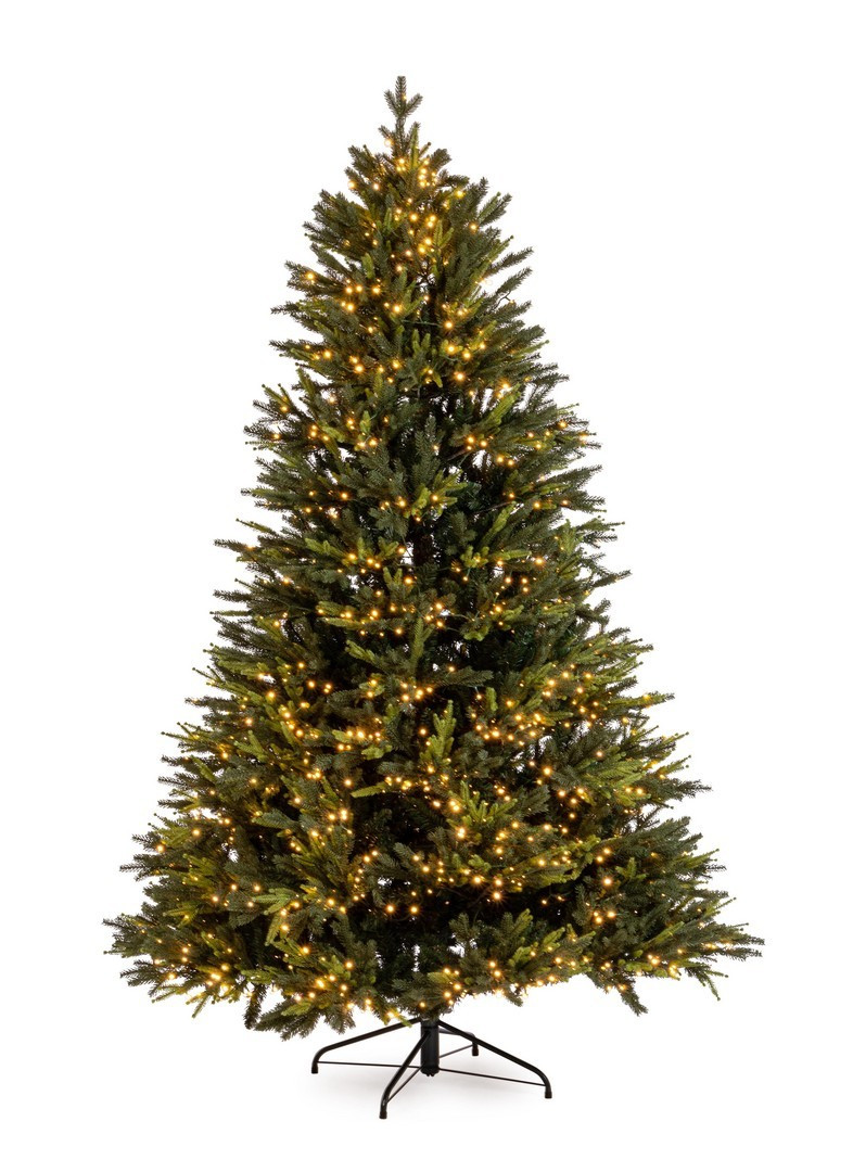 BIZZOTTO ALBERO DI NATALE  BERKSHIRE H180-3744RAMI 1300LED