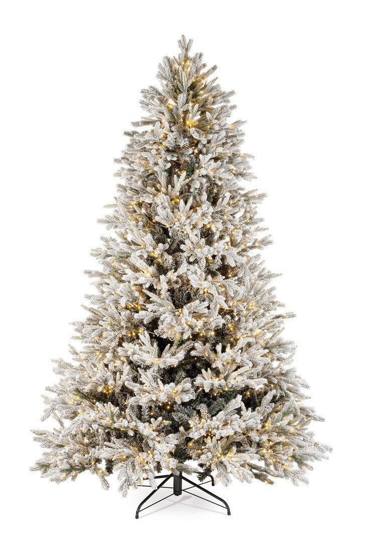 BIZZOTTO ALBERO DI NATALE BERKSHIRE INNEVATO  H210-4943R 1900LED