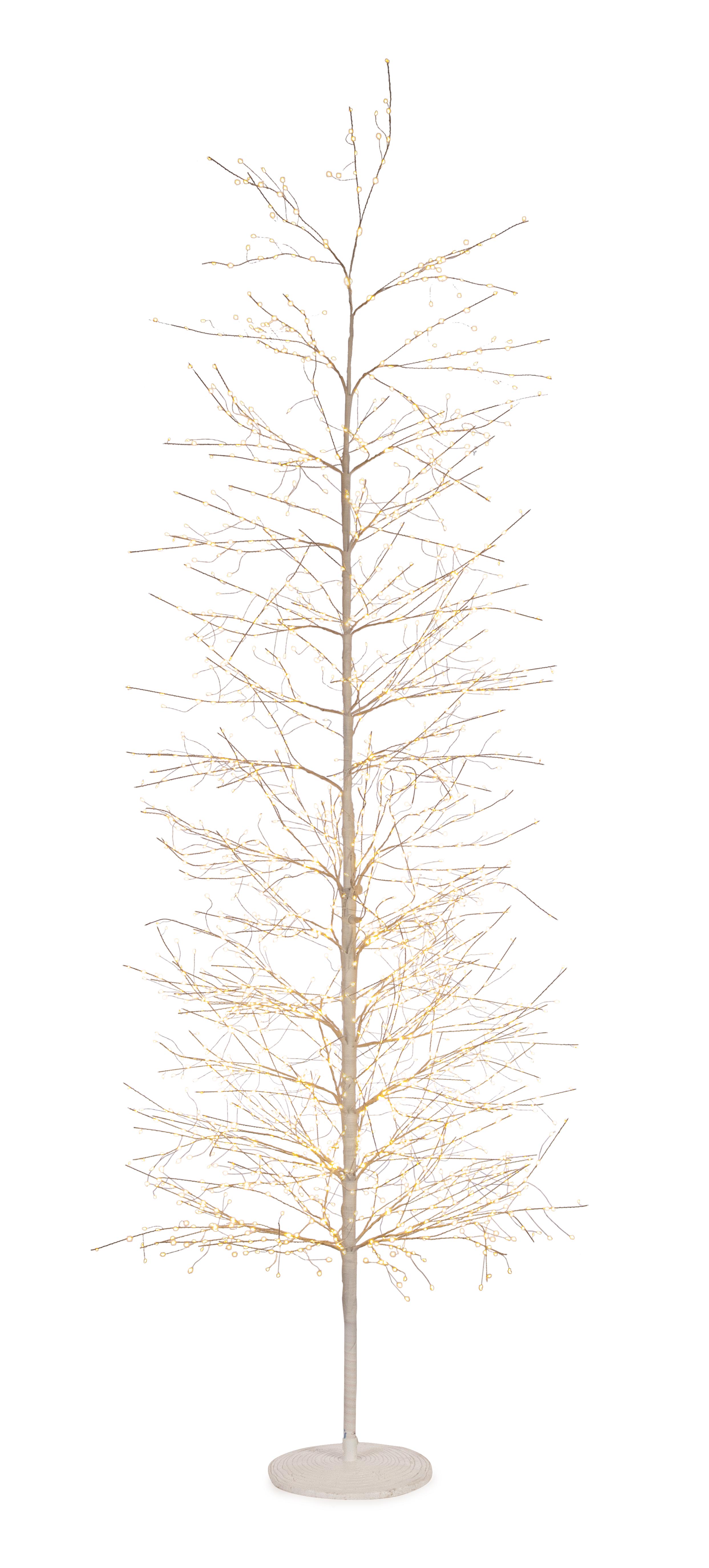 BIZZOTTO ALBERO LUMINOSO BUNCH BIANCO 2700 MICROL. H.240 CM BIZZOTTO ALBERO LUMINOSO BUNCH BIANCO 2700 MICROL. H.240 CM