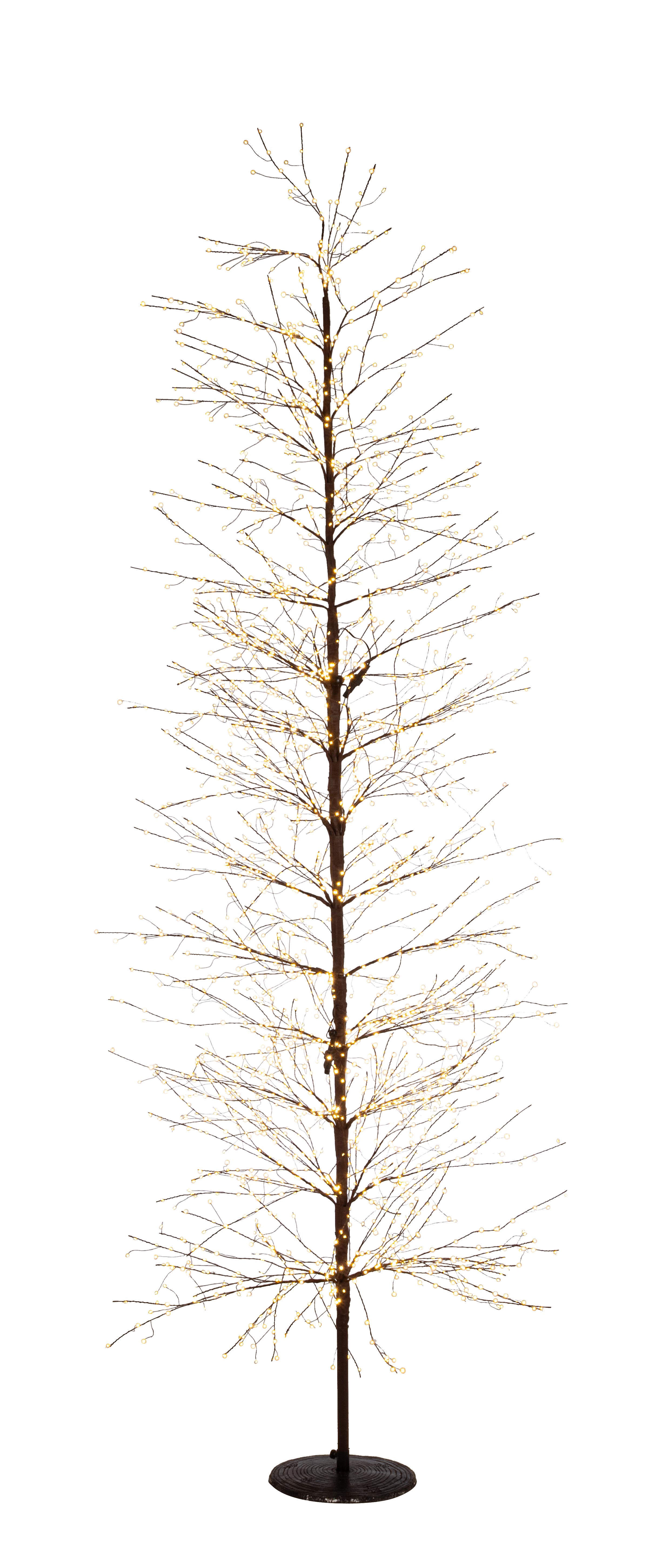 BIZZOTTO ALBERO LUMINOSO BUNCH MARRONE 3120 MICROL. H.270 CM BIZZOTTO ALBERO LUMINOSO BUNCH MARRONE 3120 MICROL. H.270 CM