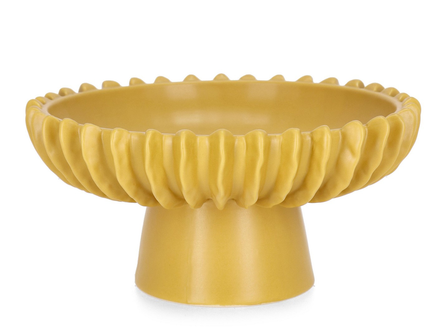 BIZZOTTO ALZATA DECORATIVA  ELDAR OCRA D 26X13,5H
