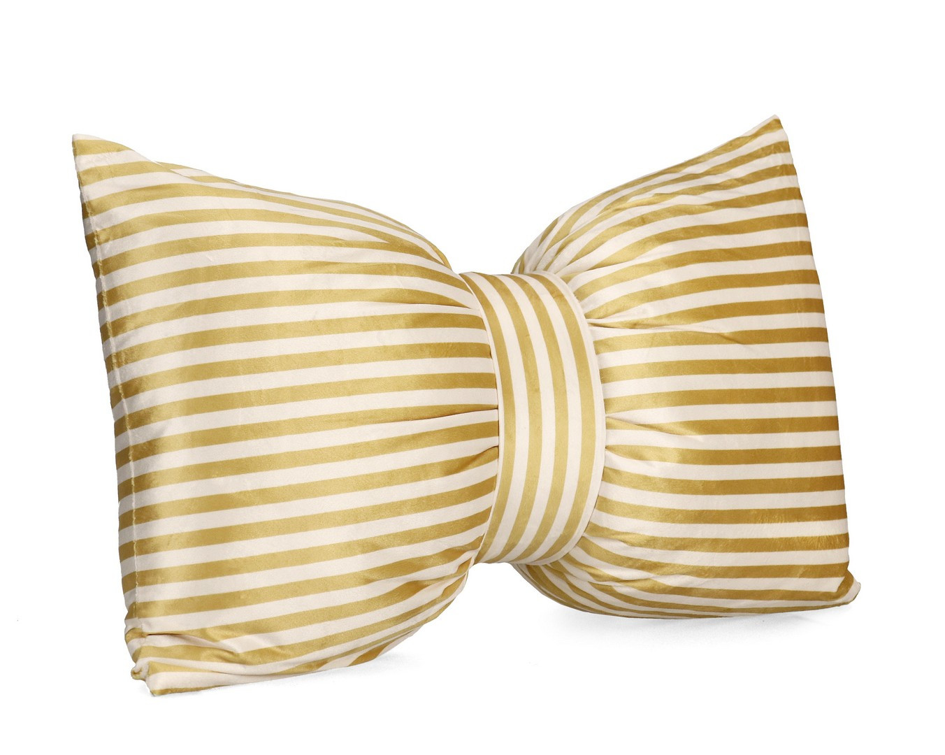BIZZOTTO CUSCINO ATHEL FIOCCO RIGHE ORO 60X40