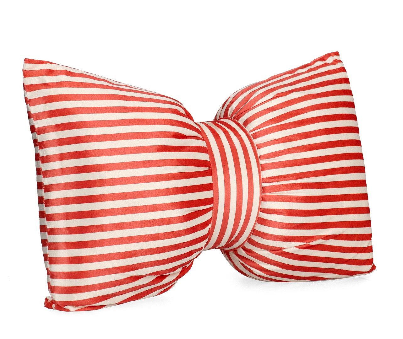 BIZZOTTO CUSCINO ATHEL FIOCCO RIGHE ROSSO 60X40