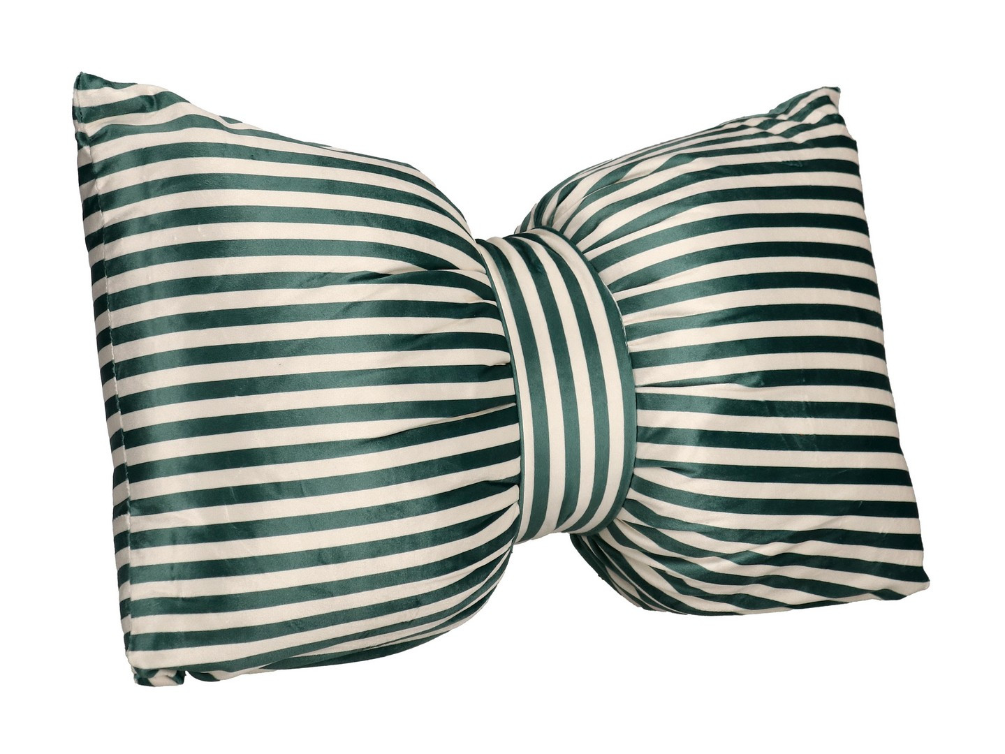 BIZZOTTO CUSCINO ATHEL FIOCCO RIGHE VERDE 60X40
