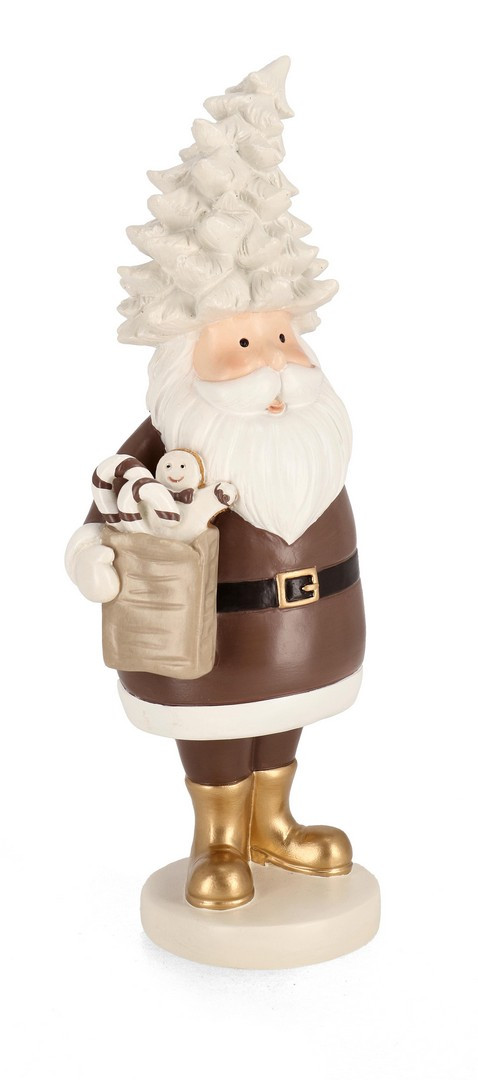BIZZOTTO DECORO NATALIZIO BABBO DAVEY STAND C-REGALO H30 BIZZOTTO DECORO NATALIZIO BABBO DAVEY STAND C-REGALO H30