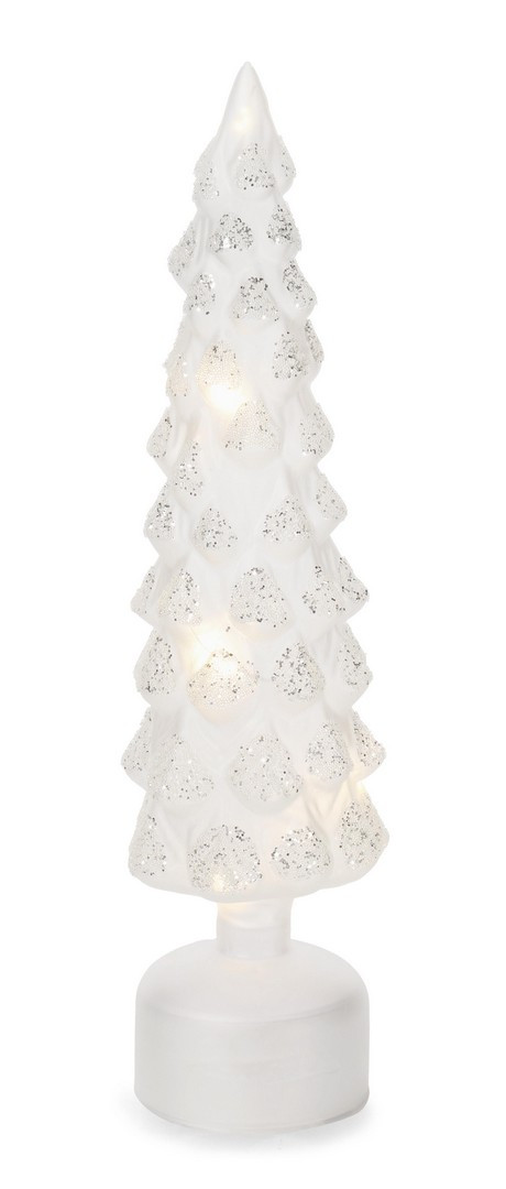BIZZOTTO DECORO PINO ROTANTE VT FROSTY BIANCO H 40 C-LED BIZZOTTO DECORO PINO ROTANTE VT FROSTY BIANCO H 40 C-LED