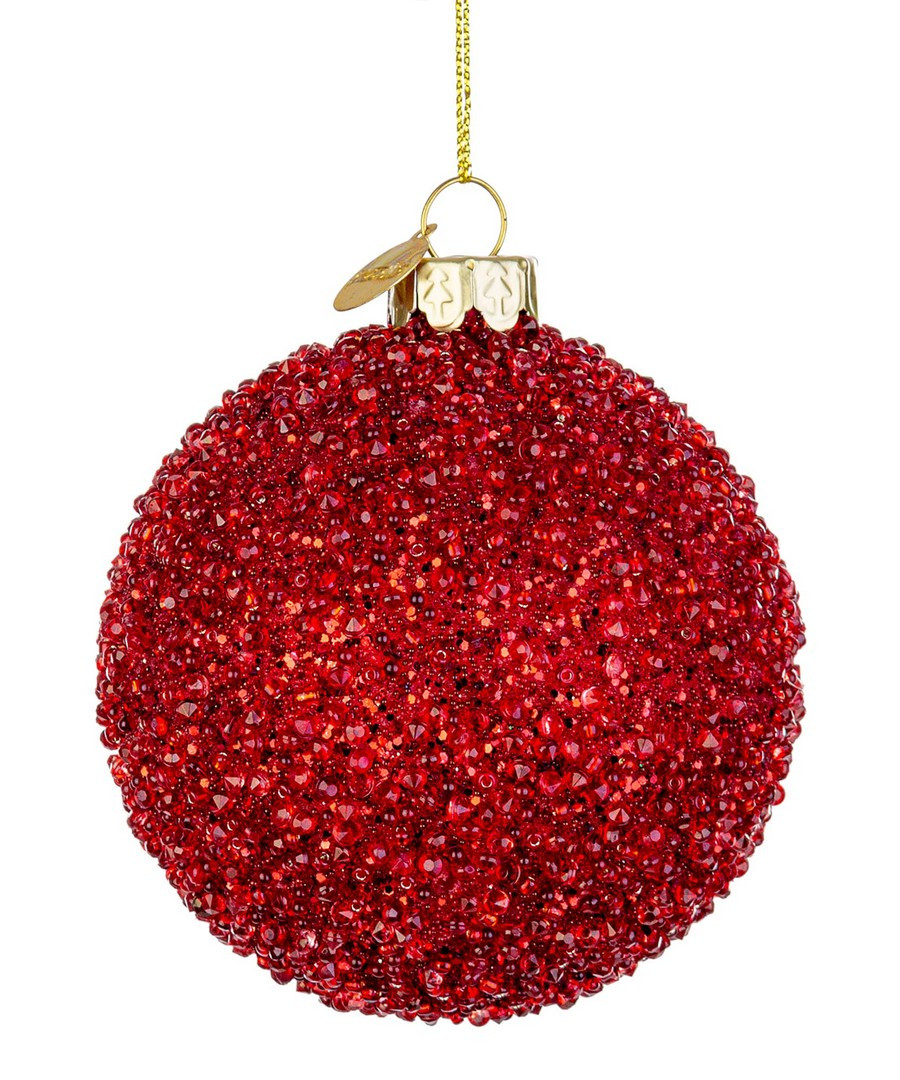 BIZZOTTO PALLA  SFERA YMPHONY ROSSO D 8 CM BIZZOTTO PALLA  SFERA YMPHONY ROSSO D 8 CM