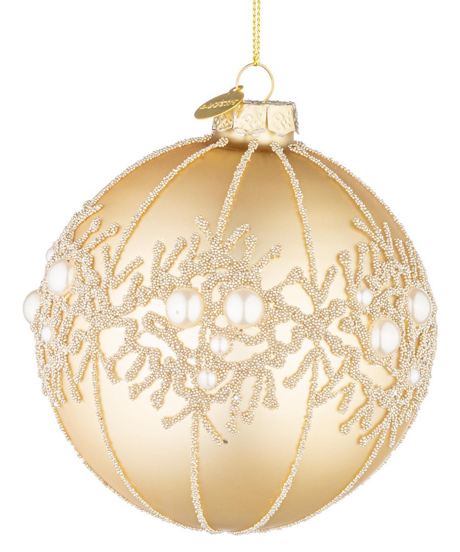 BIZZOTTO PALLA SFERA VETRO CHAMPAGNE OPACO D100 BIZZOTTO PALLA SFERA VETRO CHAMPAGNE OPACO D100