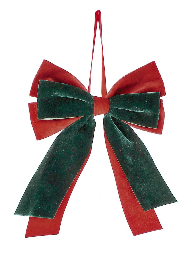 BIZZOTTO PENDAGLIO ERTEMIOS FIOCCO ROSSO-VERDE VELLUTO BIZZOTTO PENDAGLIO ERTEMIOS FIOCCO ROSSO-VERDE VELLUTO