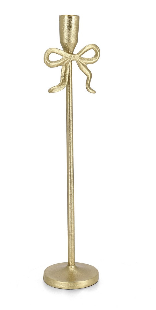 BIZZOTTO PORTA CANDELA ALEXIS ORO H 37,5 CM BIZZOTTO PORTA CANDELA ALEXIS ORO H 37,5 CM