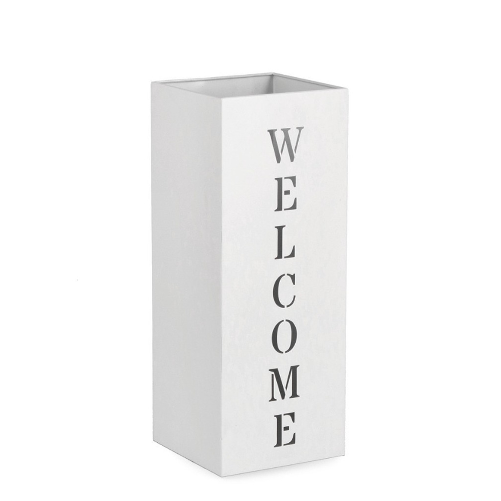 BIZZOTTO PORTA OMBRELLO DYRIN RETTANGOLARE BIANCO H. 52 CM BIZZOTTO PORTA OMBRELLO DYRIN RETTANGOLARE BIANCO H. 52 CM