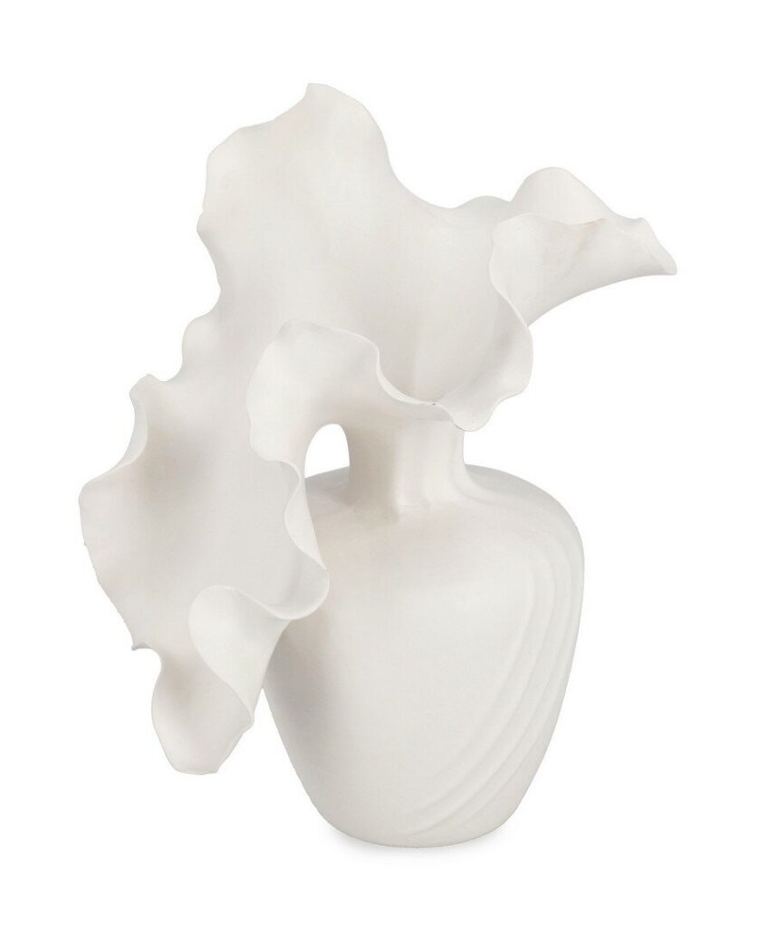 BIZZOTTO VASO MINDE BIANCO H.28 CM BIZZOTTO VASO MINDE BIANCO H.28 CM