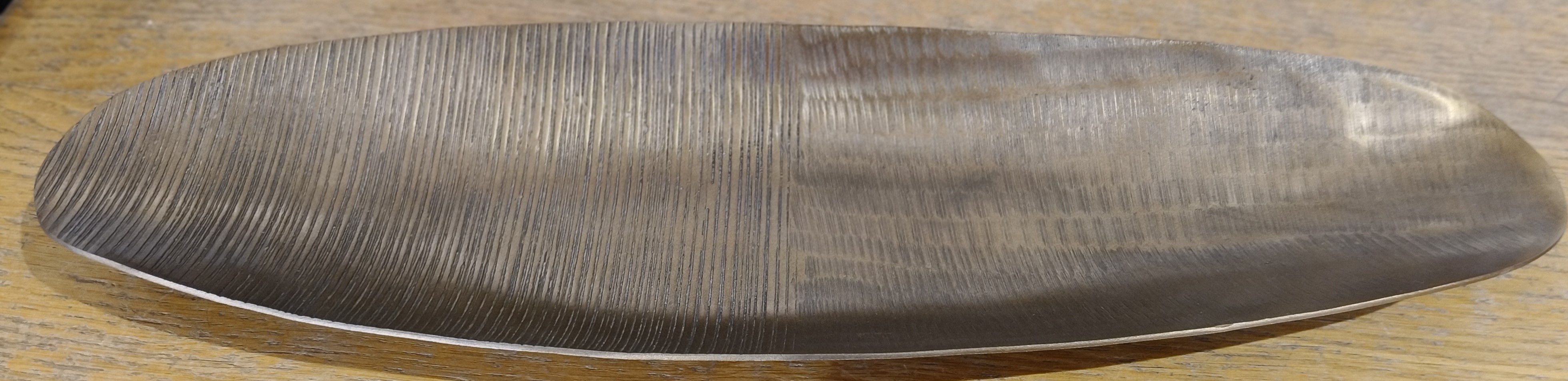 BIZZOTTO VASSOIO DECORATIVO CENTROTAVOLA REEL DORATO 47X14 CM