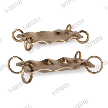 BIZZOTTO VASSOIO SET DUE PZ DECORATIVO SAGAR ORO BIZZOTTO VASSOIO SET DUE PZ DECORATIVO SAGAR ORO