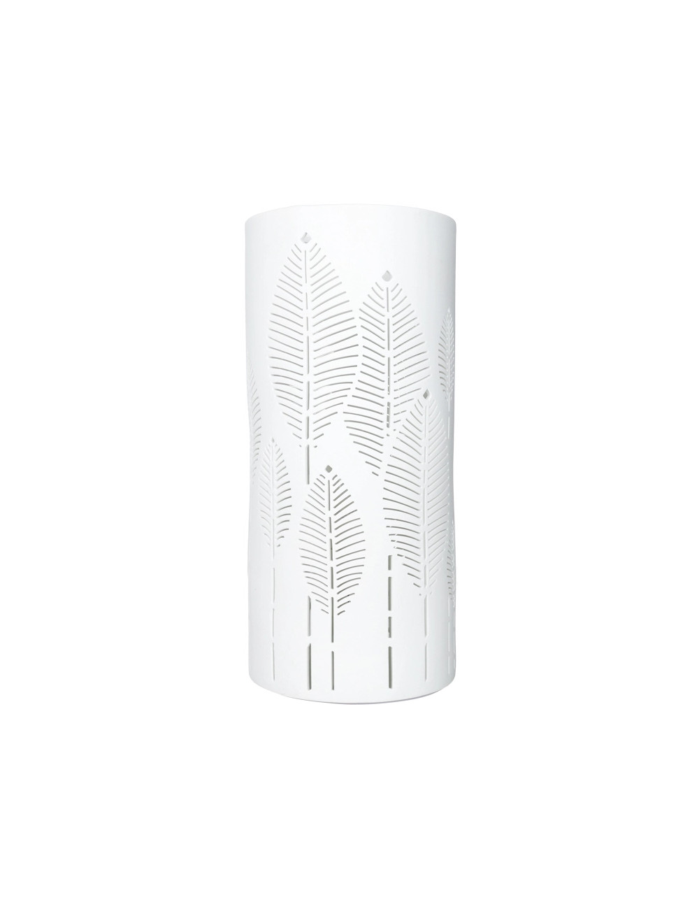 BRANDANI LAMPADA FOGLIE PORCELLANA CM 27 H. BRANDANI LAMPADA FOGLIE PORCELLANA CM 27 H.