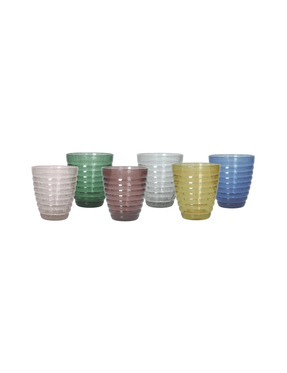 BRANDANI BICCHIERE NEBULA COLORI ASSORTITI SET 6 PZ BRANDANI BICCHIERE NEBULA COLORI ASSORTITI SET 6 PZ