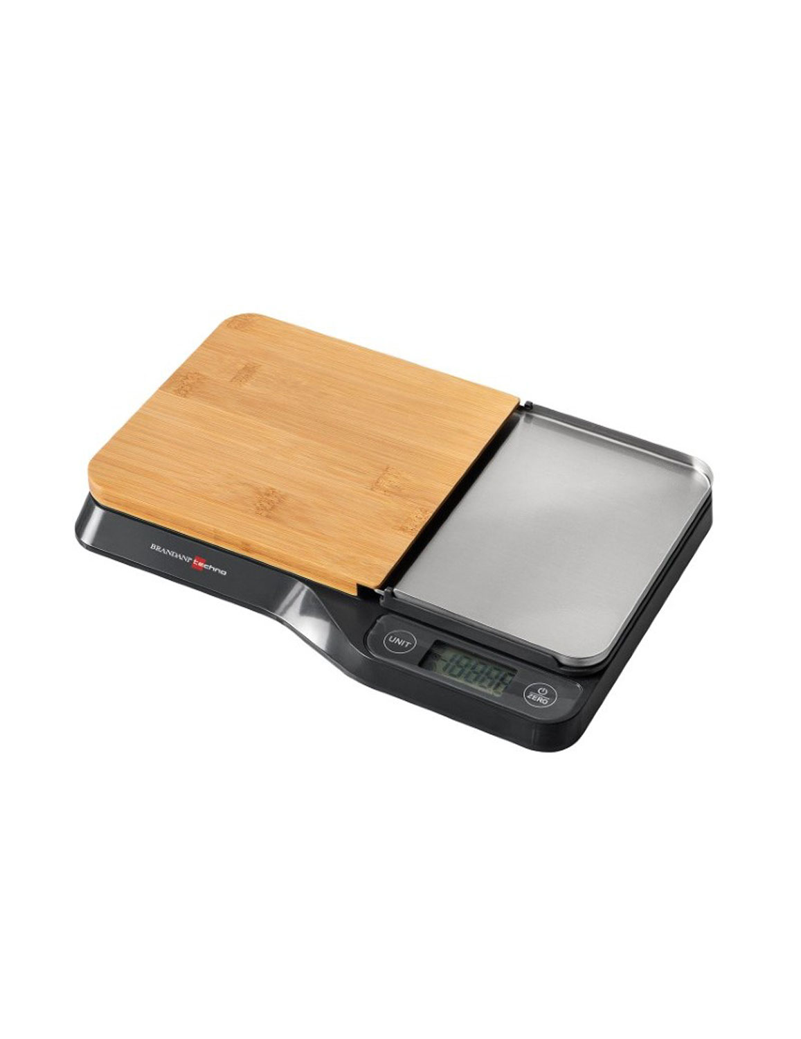 BRANDANI Bilancia Techno Collection ABS con Tagliere Bamboo Vassoio BRANDANI Bilancia Techno Collection ABS con Tagliere Bamboo Vassoio