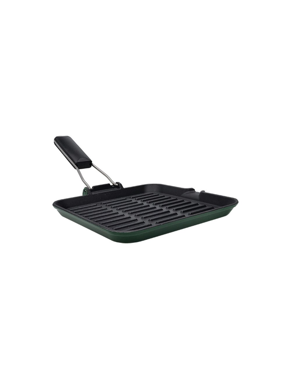 BRANDANI BISTECCHIERA GRILL QUADRATA VERDE GHISA 24X24 BRANDANI BISTECCHIERA GRILL QUADRATA VERDE GHISA 24X24