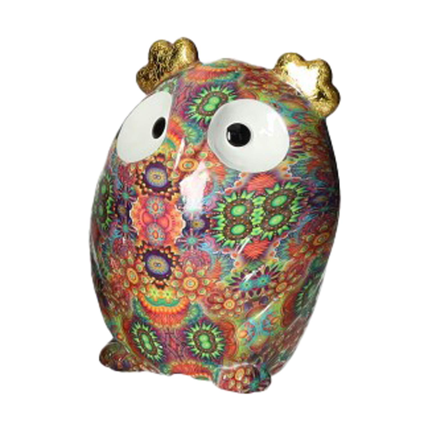 BRANDANI BOMBONIERA SALVADANAIO GUFO DOLOMITE MULTICOLOR PICCOLO