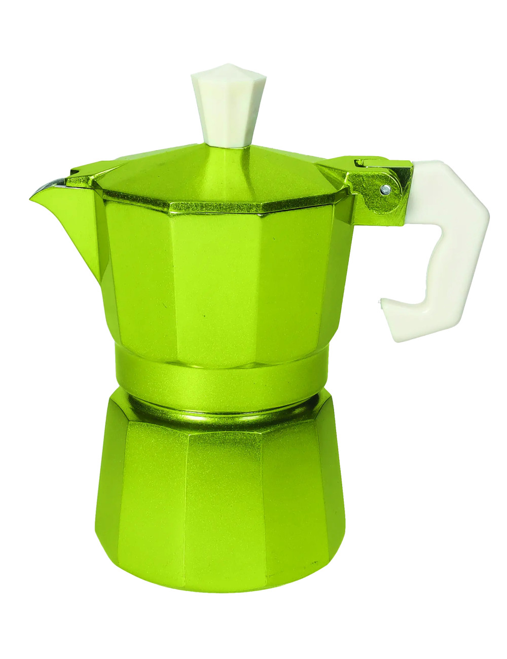 BRANDANI CAFFETTIERA GLITTER VERDE 1 TZ ALLUMINIO