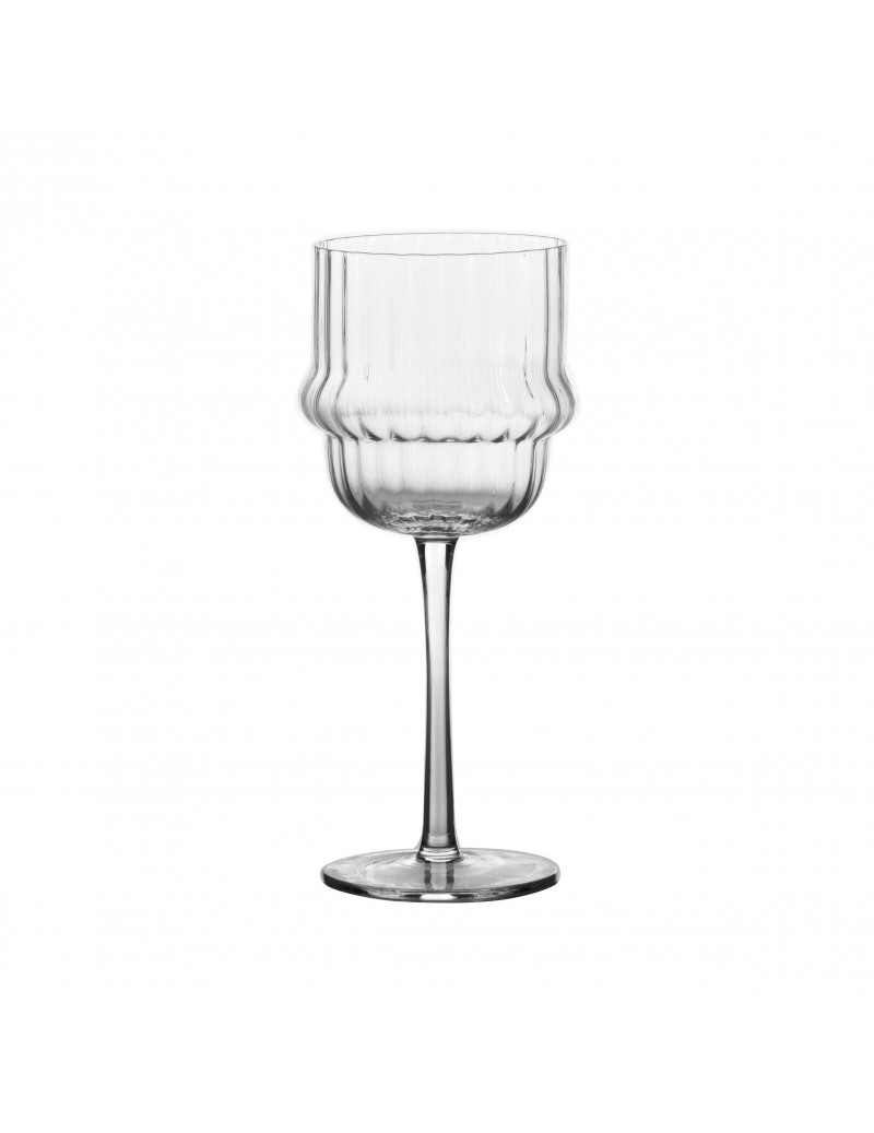 BRANDANI CALICI VOLANT VETRO CRYSTAL GLASS SET 6 PZ