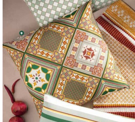 BRANDANI CUSCINO QUADRATO MIX LE CEMENTINE 60X60 CM