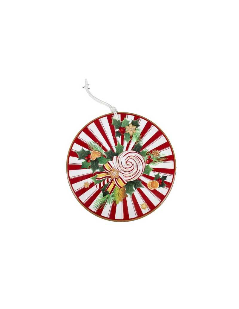 BRANDANI Decorazione Natalizia Sottopentola TAGLIERE LE CHICCHE DECORO CENTRALE BRANDANI Decorazione Natalizia Sottopentola TAGLIERE LE CHICCHE DECORO CENTRALE