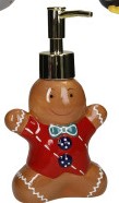 BRANDANI DISPENSER SAPONE CHRISTMAS DISPLAY DOLOMITE DECORO PAN DI ZENZERO OMINO BRANDANI DISPENSER SAPONE CHRISTMAS DISPLAY DOLOMITE DECORO PAN DI ZENZERO OMINO