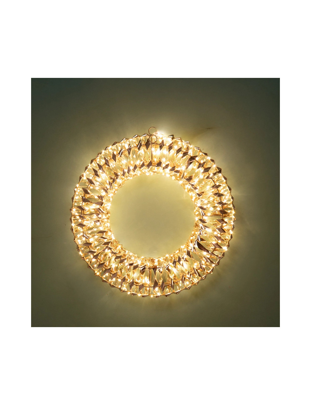 BRANDANI GHIRLANDA CORON C-400 LED METALLO PLASTICA CM 38 BRANDANI GHIRLANDA CORON C-400 LED METALLO PLASTICA CM 38