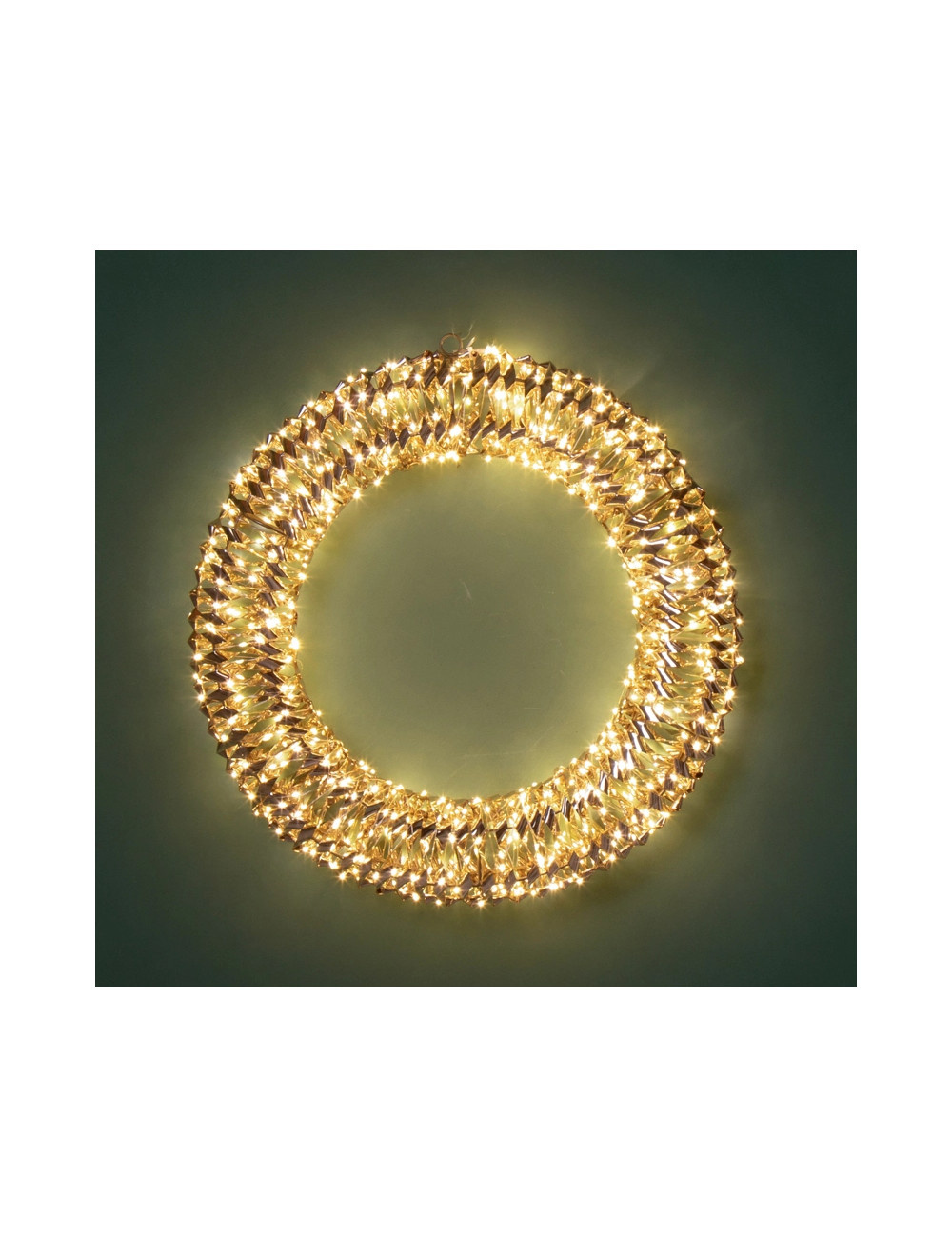 BRANDANI GHIRLANDA CORONA LUMINOSA C-600 LED METTALO-PLASTICA D.50 CM BRANDANI GHIRLANDA CORONA LUMINOSA C-600 LED METTALO-PLASTICA D.50 CM