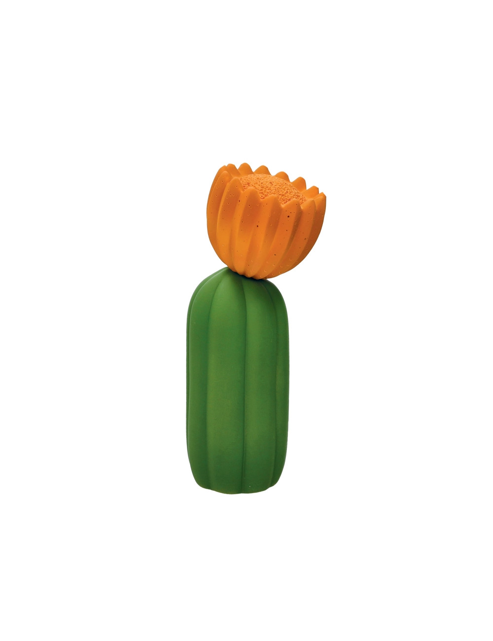 BRANDANI LAMPADA CACTUS VERDE C- FIORE ARANCIO PORCELLANA BRANDANI LAMPADA CACTUS VERDE C- FIORE ARANCIO PORCELLANA