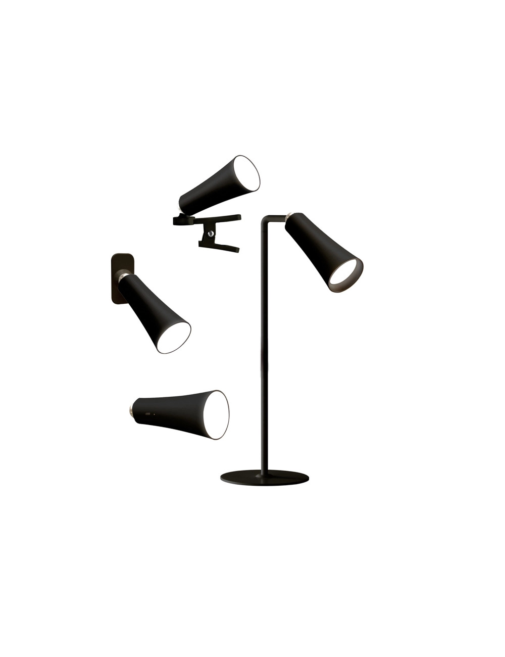 BRANDANI LAMPADA LED MOOD 4 IN 1 NERO ABS-PC-METAL